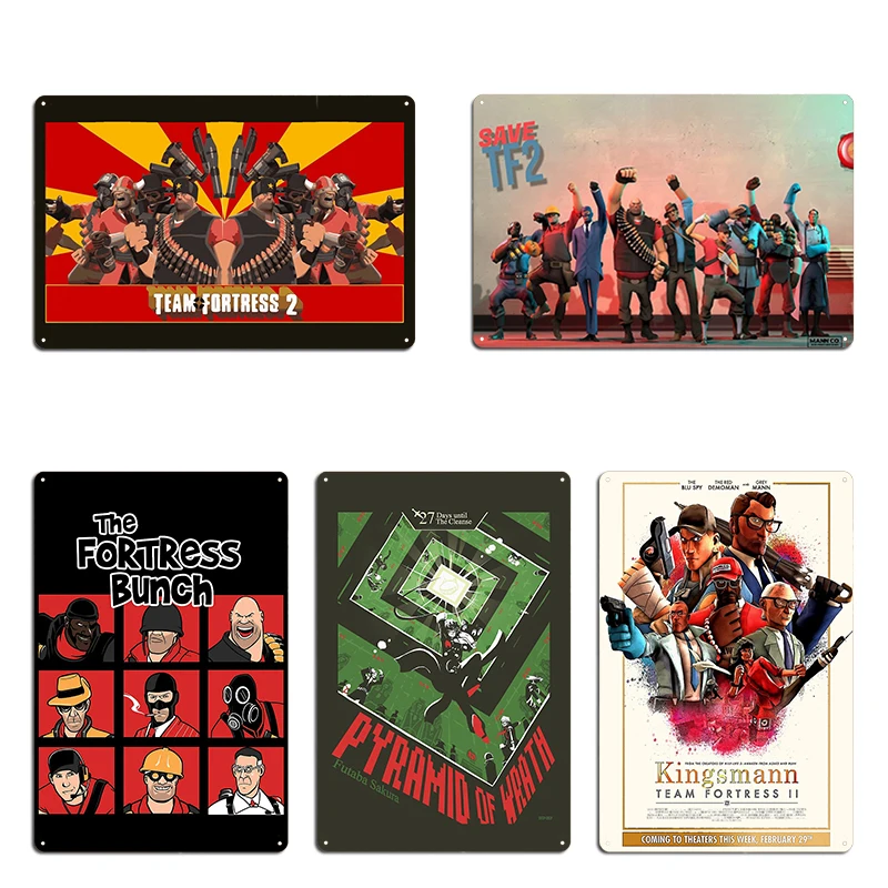 Vintage Home Cinema - เสื้อยืดทีมฟอร์เทรส 2 เดโมแมน TF2 คิงส์แมน คลาสสิค