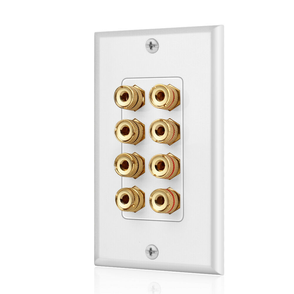 Home Cinema Equipment - A68Z 8 โพสต์ลำโพงแผ่นผนังโฮมเธียเตอร์แผ่นผนังแผงเสียงสำหรับลำโพง 4 ตัว