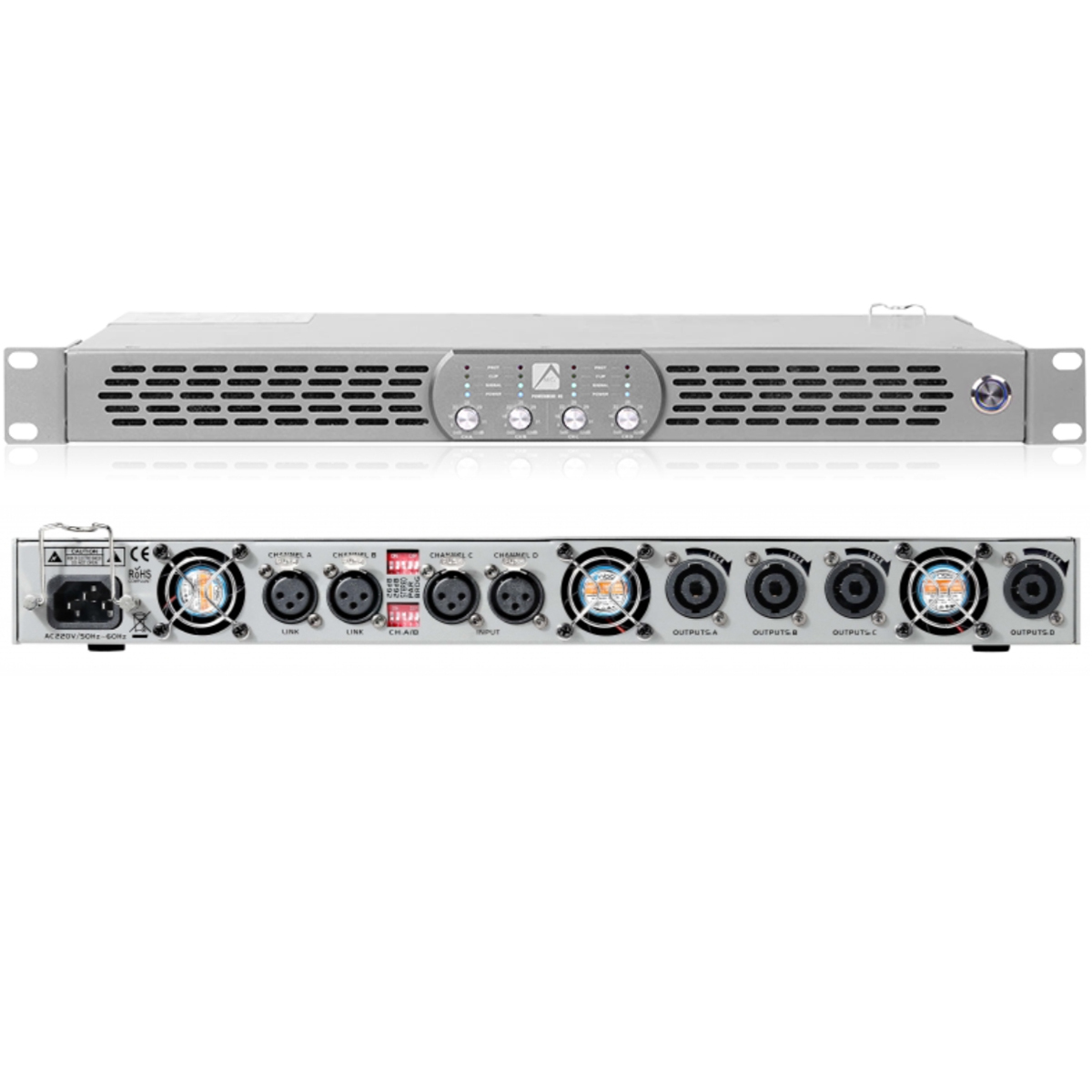 1U เครื่องขยายเสียงดิจิตอล 4 ช - Home Cinema Equipment บทวิจารณ์และราคา