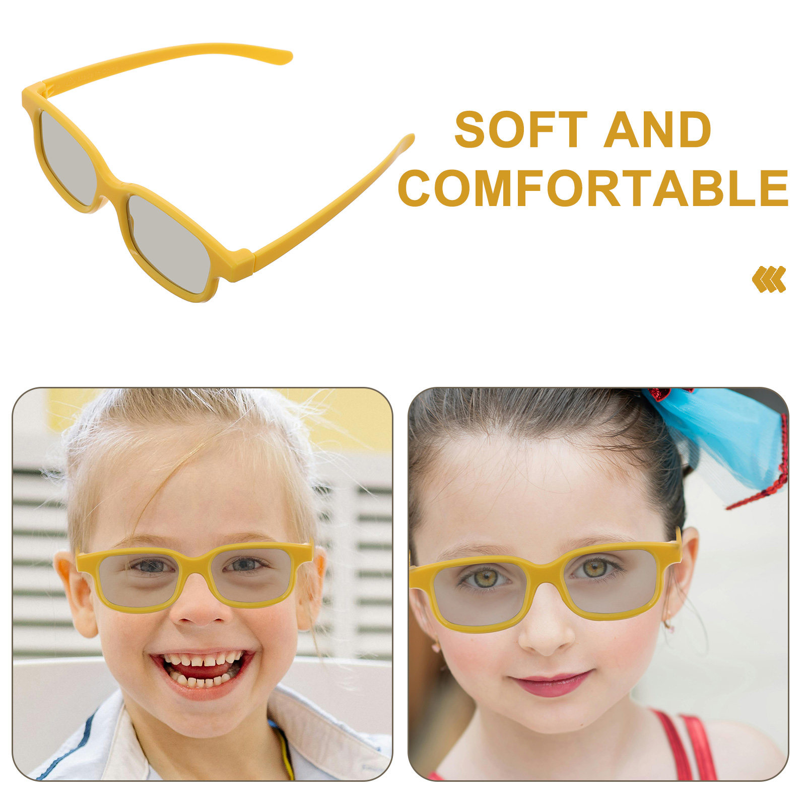 6 ชิ้นแว่นตา 3 มิติสำหรับเด็กเ - Home Cinema Kids บทวิจารณ์และราคา