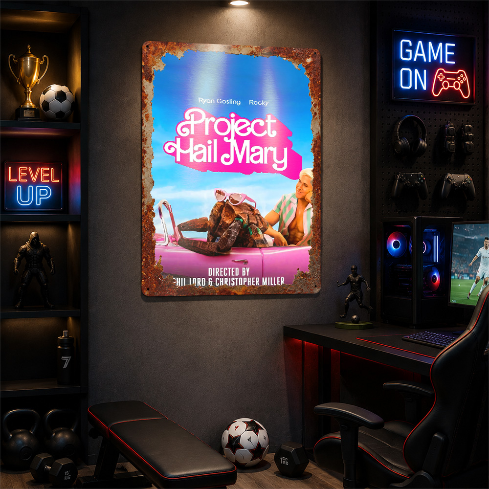 ป้ายโลหะวินเทจแบบปรับแต่งได้ ล - Vintage Home Cinema บทวิจารณ์และราคา