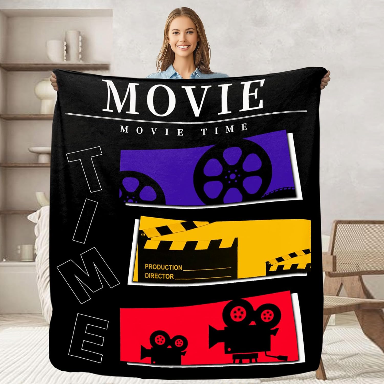 ผ้าห่มลายภาพยนตร์สำหรับคนรักภา - Home Cinema Kids บทวิจารณ์และราคา