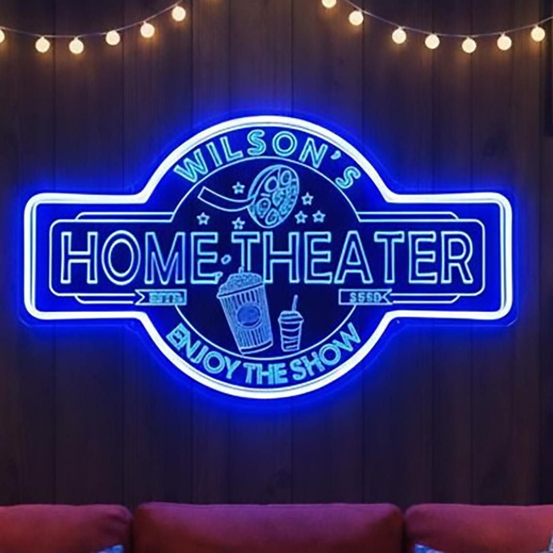 ป้ายไฟนีออนโฮมเธียเตอร์แบบกำหน - Home Cinema In บทวิจารณ์และราคา