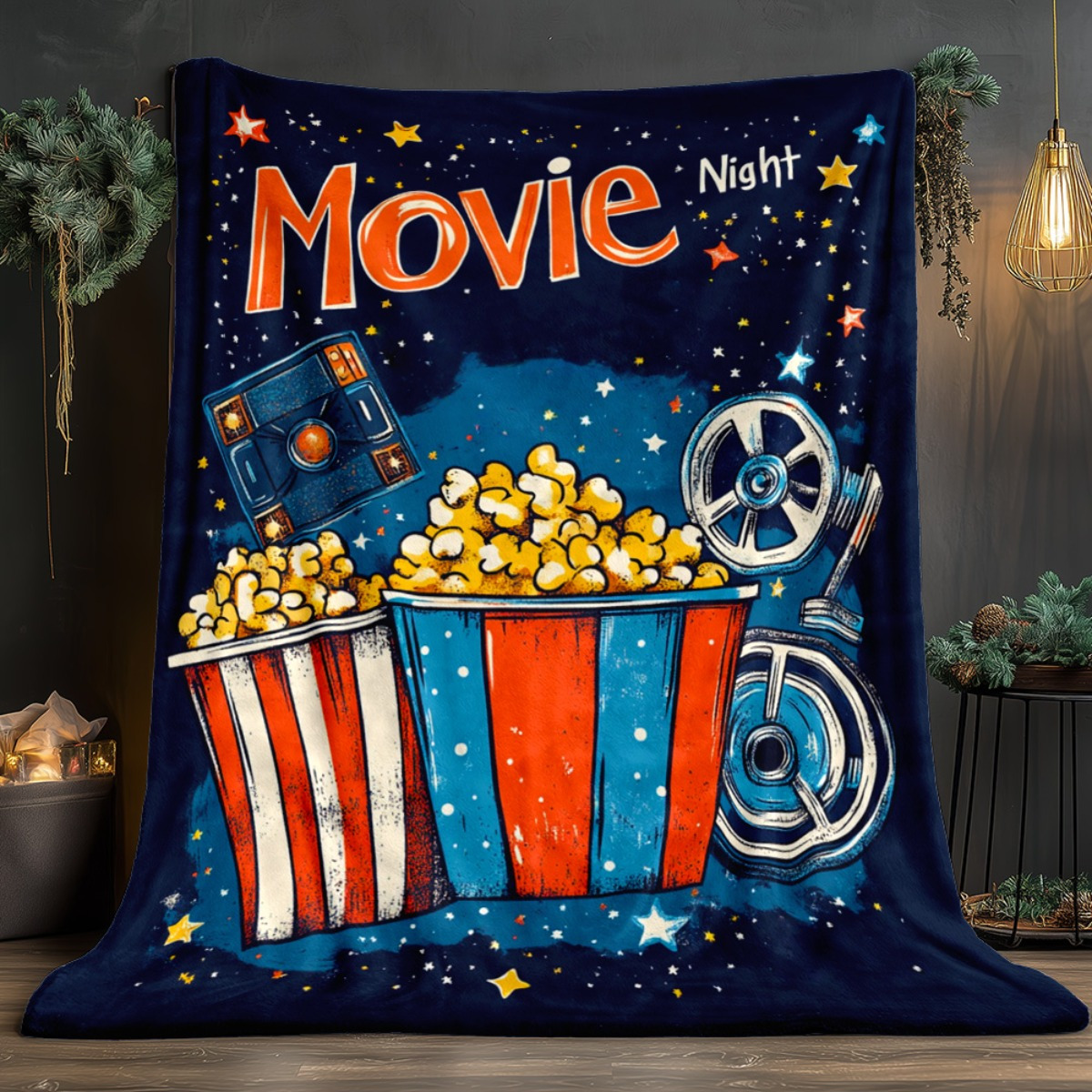 ผ้าห่มฟลีซลายโรงหนัง สำหรับงาน - Home Cinema Kids บทวิจารณ์และราคา