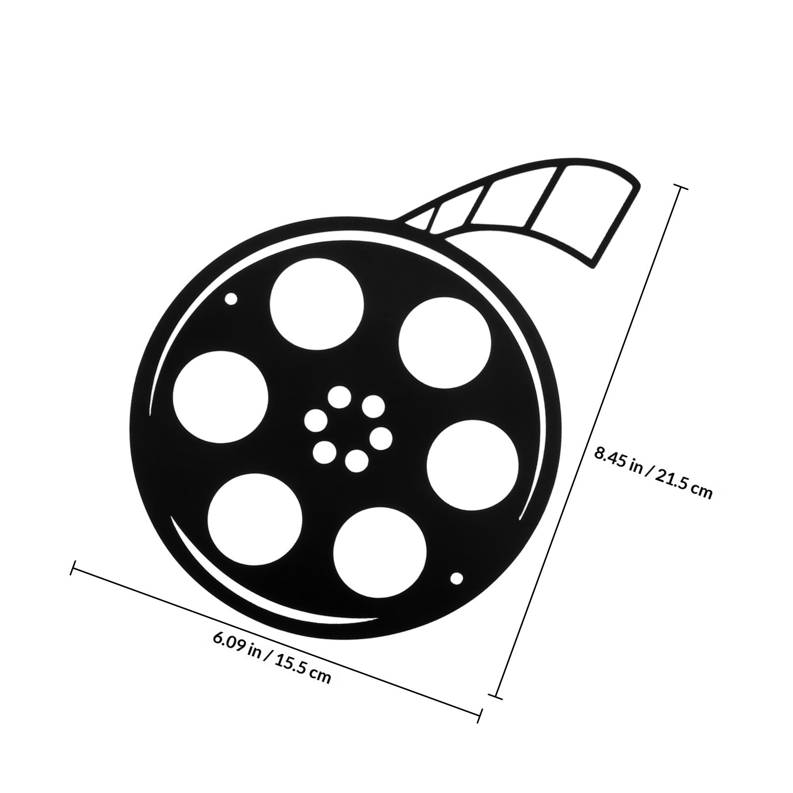 ของตกแต่งผนังรูปม้วนฟิล์มโลหะ  - Vintage Home Cinema บทวิจารณ์และราคา