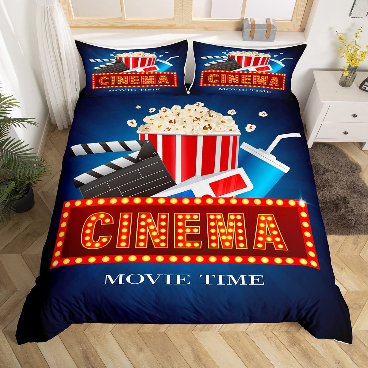 ปลอกผ้านวมลายตั๋วหนังวินเทจ ชุ - Home Cinema Kids บทวิจารณ์และราคา