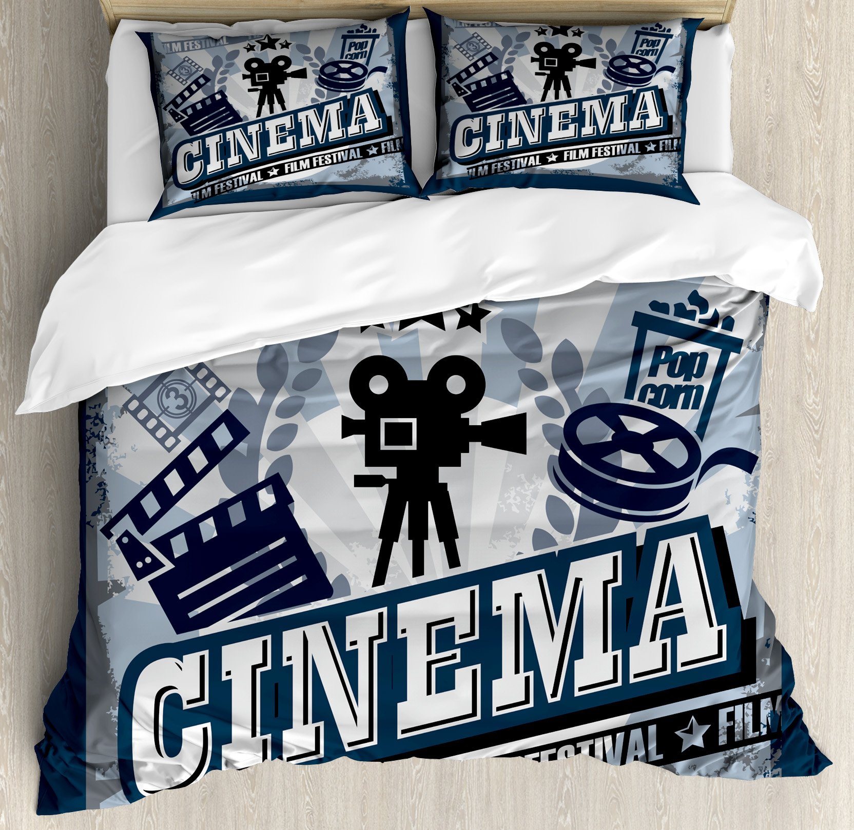 ปลอกผ้านวมลายตั๋วหนังวินเทจ ชุ - Home Cinema Kids บทวิจารณ์และราคา