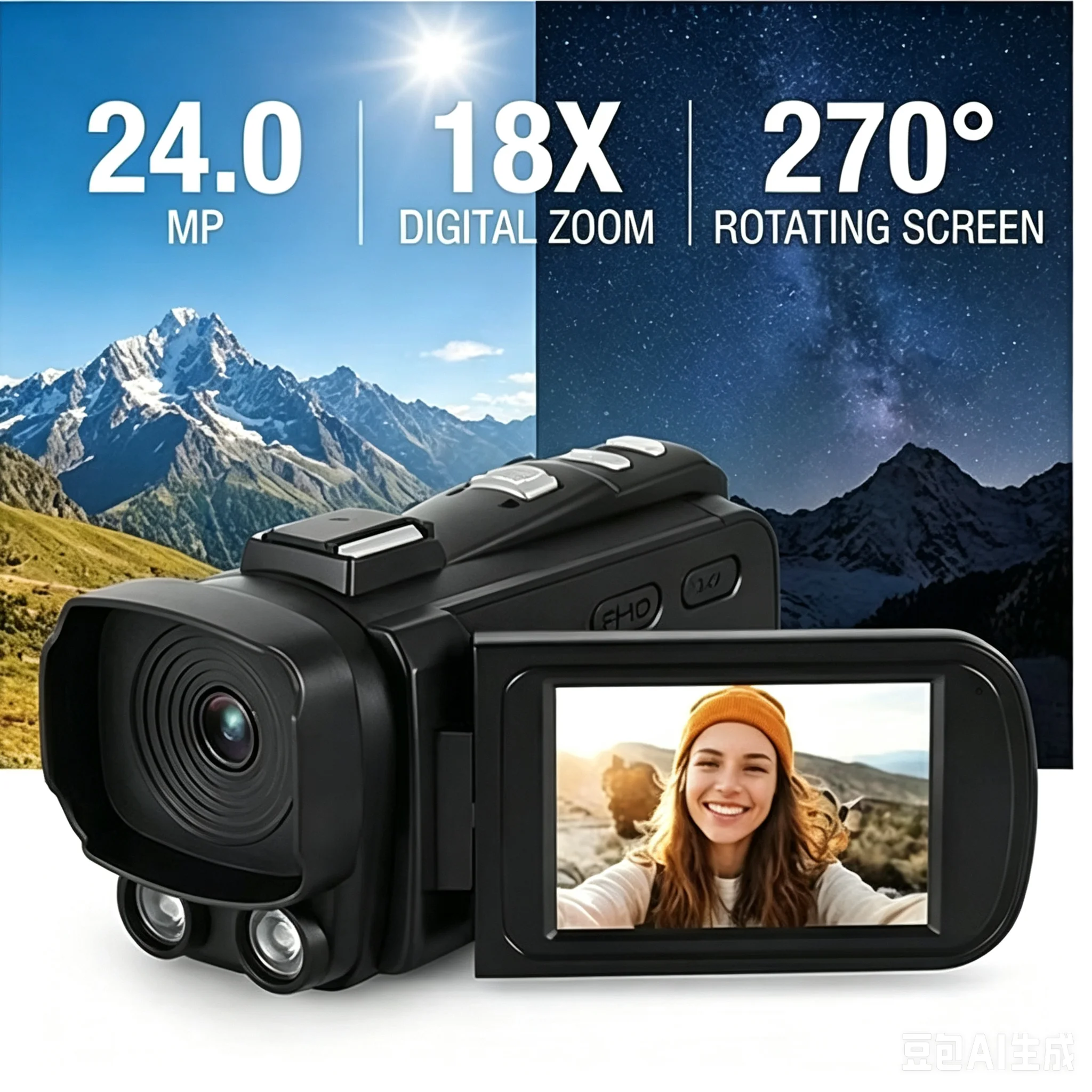 กล้องวิดีโอ 1080P Full HD ดิจิ - Vintage Home Cinema บทวิจารณ์และราคา