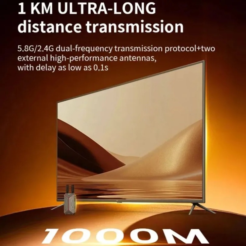 เสาอากาศคู่ 1000M ไร้สาย HDMI  - Home Cinema In บทวิจารณ์และราคา